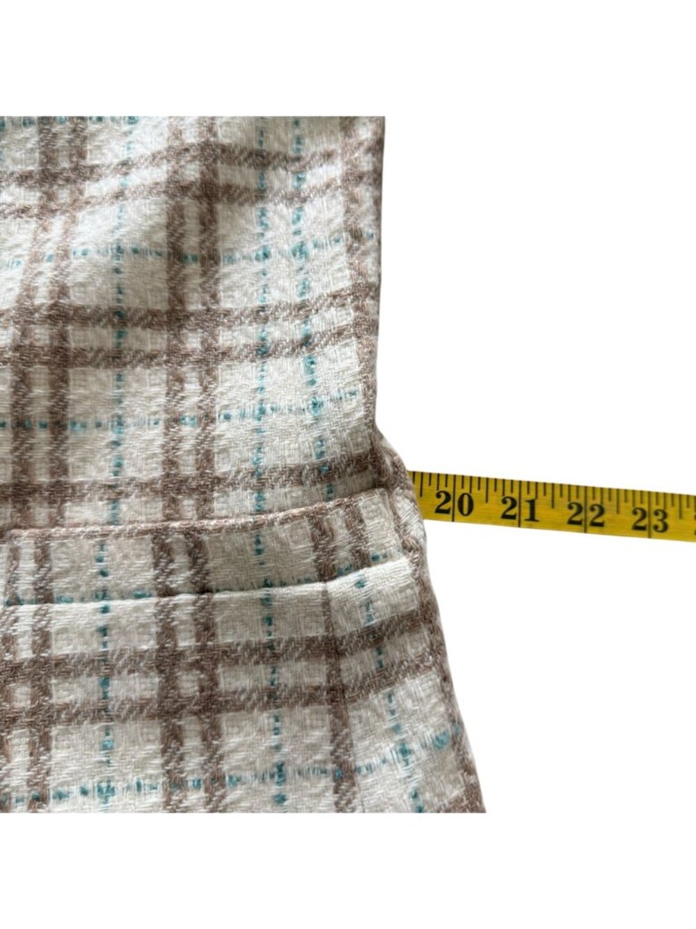Vintage Womens Suburbans Tweed Blazer Double Breasted Size 10 Plaid Wool Blend - Picture 12 of 16